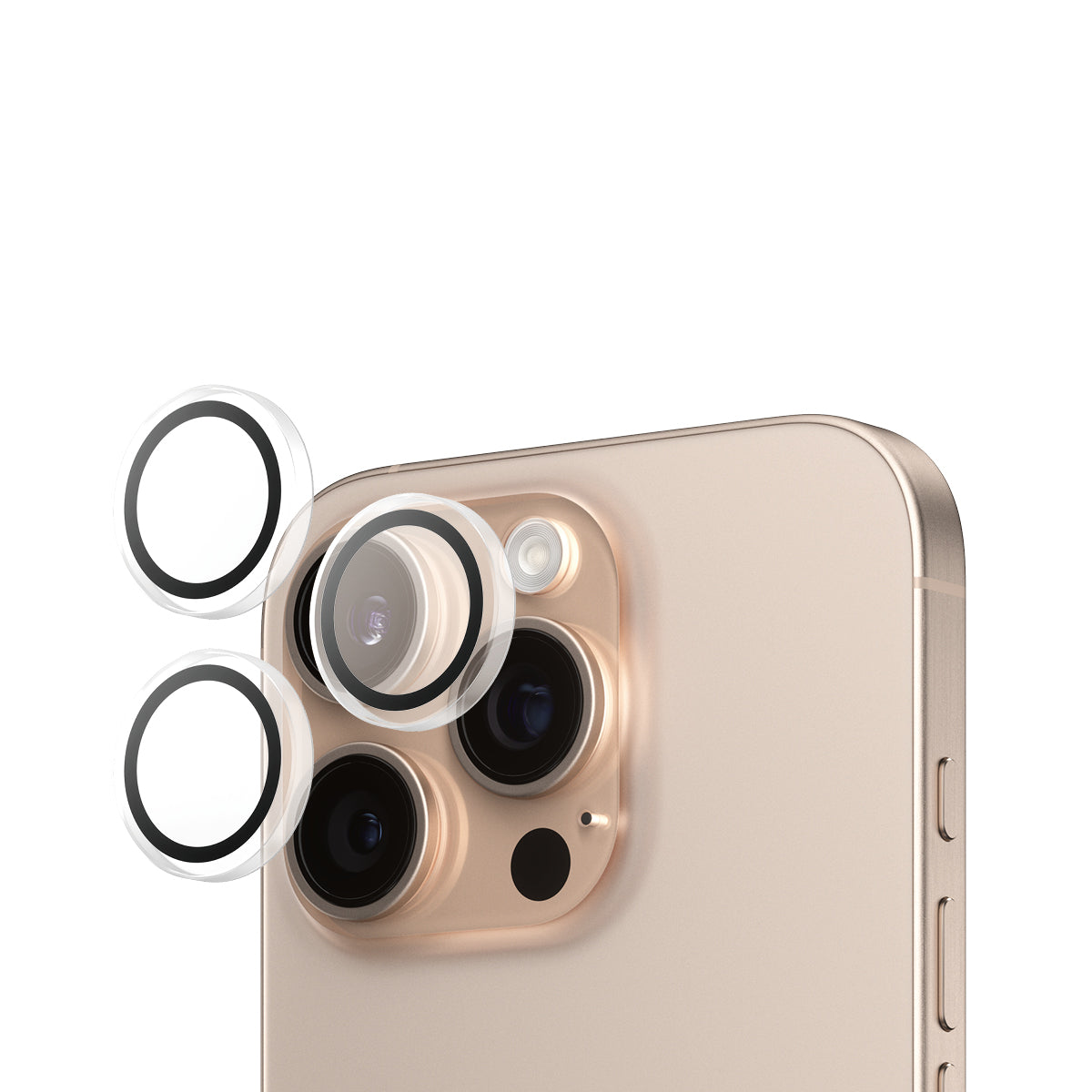 PanzerGlass Hoops linssisuoja iPhone 16 Pro | 16 Pro Max