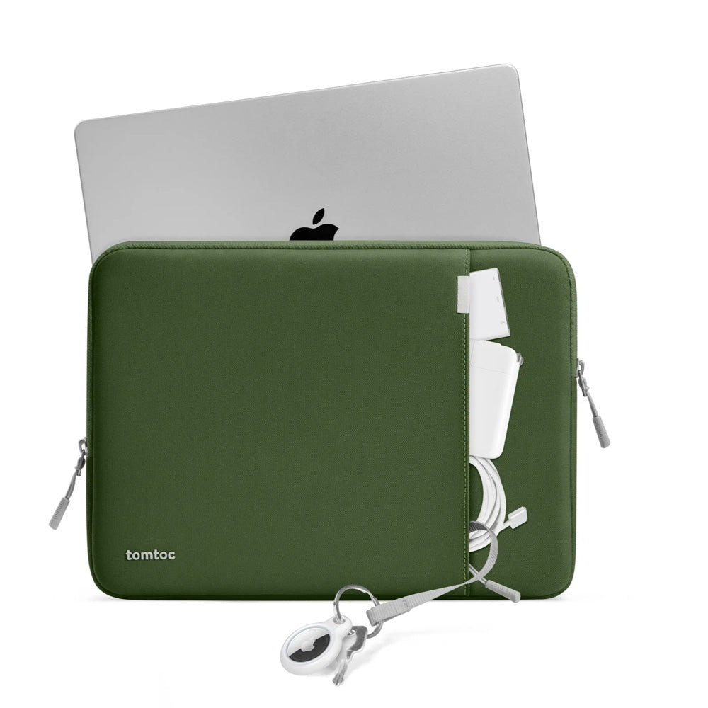 tomtoc Defender-A13 MacBook Air 15" suojatasku - vihreä