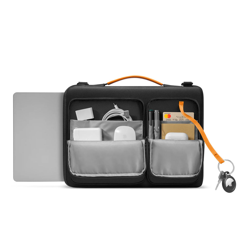 tomtoc Defender-A42 MacBook Pro 16" olkalaukku - musta