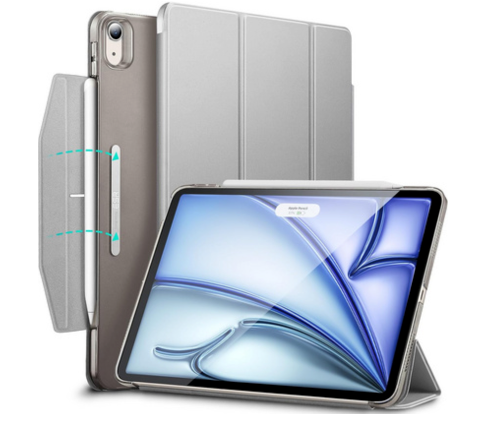 ESR Ascend Trifold iPad Air 13" suoja, harmaa