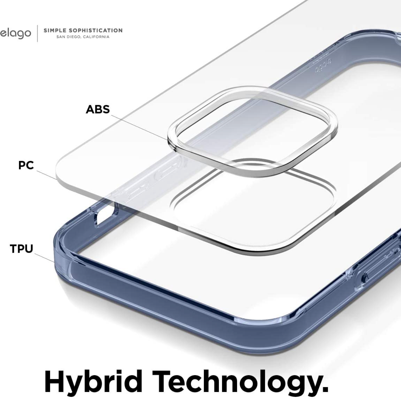 Elago Hybrid Case iPhone 12 Pro Max Jean indigo