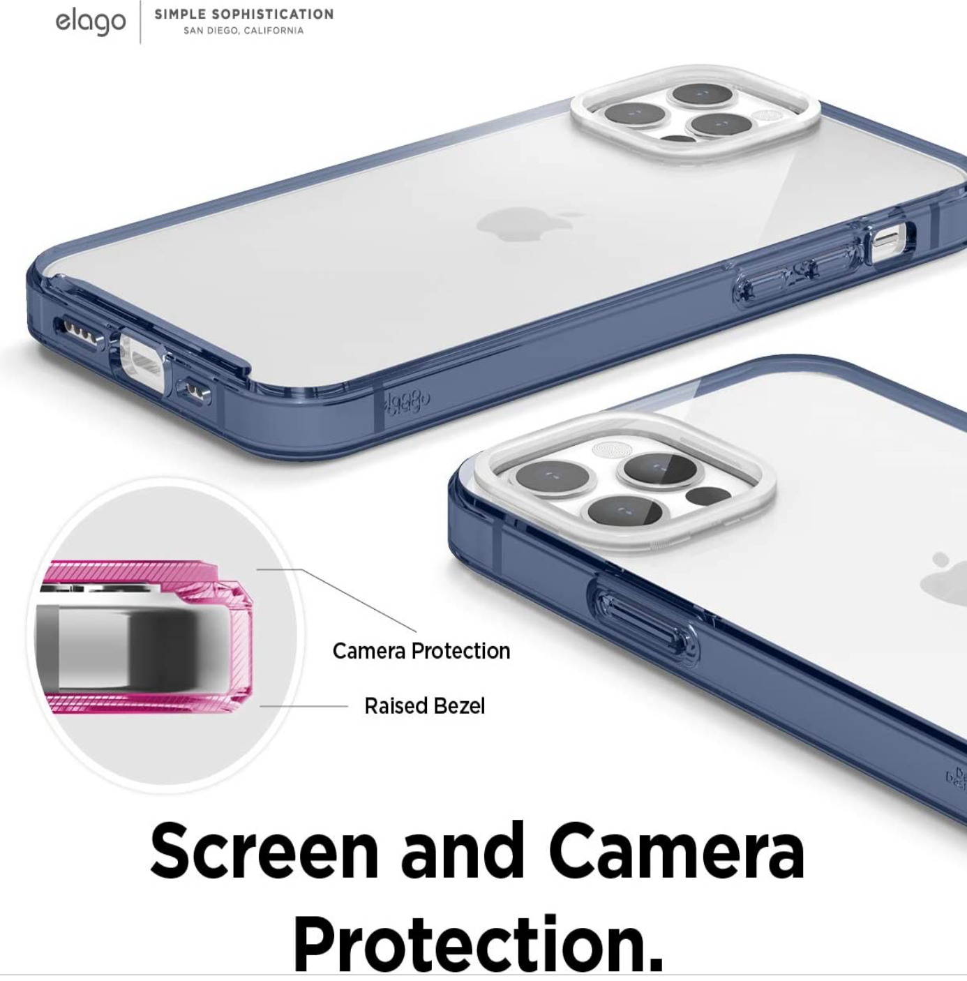 Elago Hybrid Case iPhone 12 Pro Max Musta