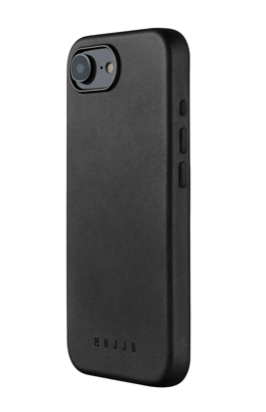 MUJJO iPhone 16e nahkainen suojus Musta