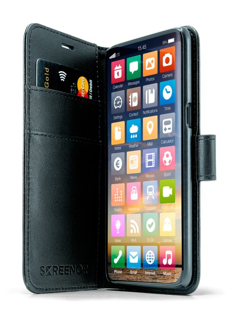 Screenor Smart suojakuori iPhone 16e - musta