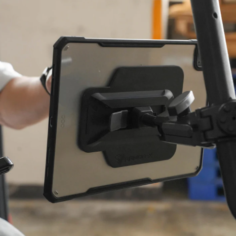ARMOR-X X-P7T ONE-LOCK -pikalukittava putkikiinnike iPadille ja tableteille