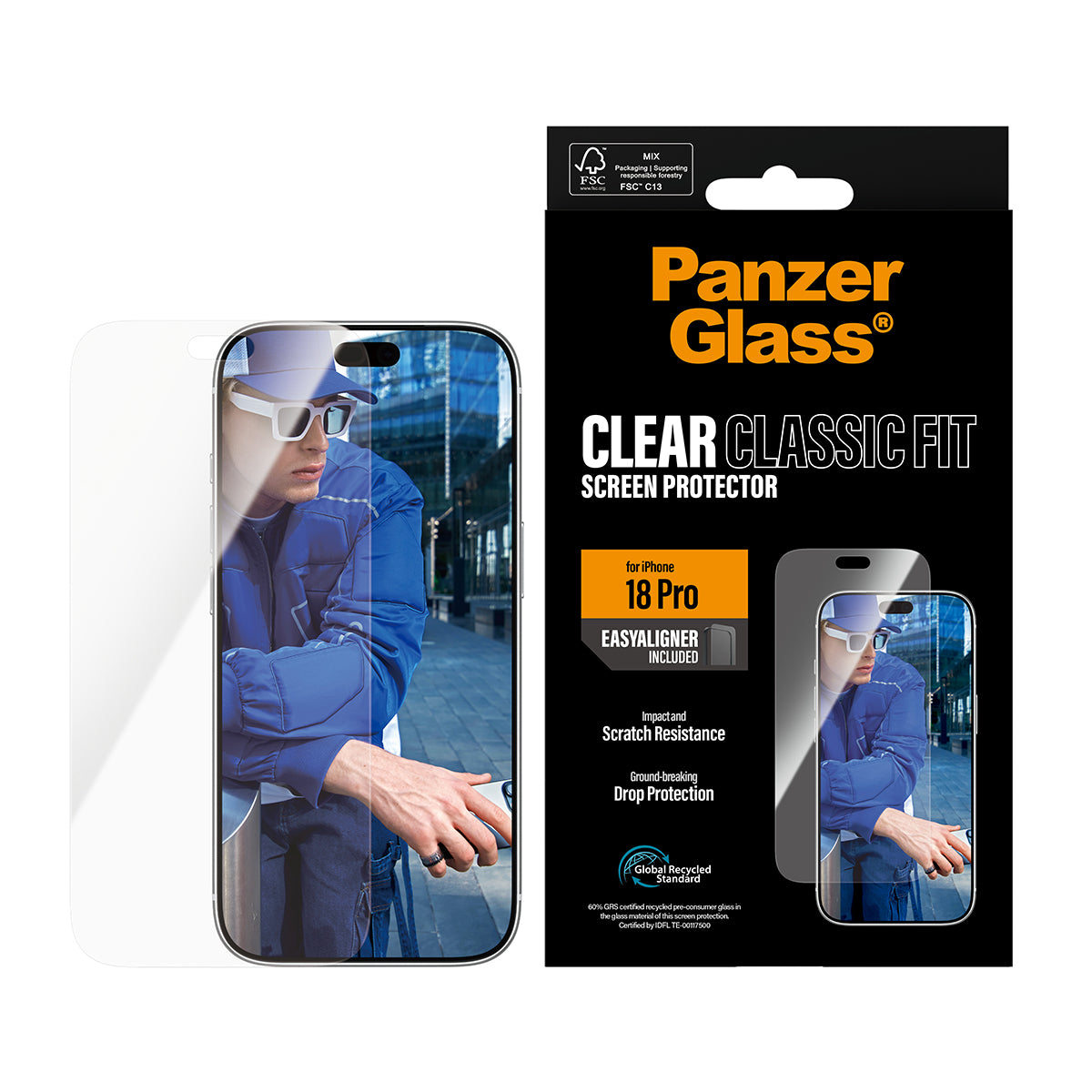 PanzerGlass panssarilasi iPhone 18 Pro