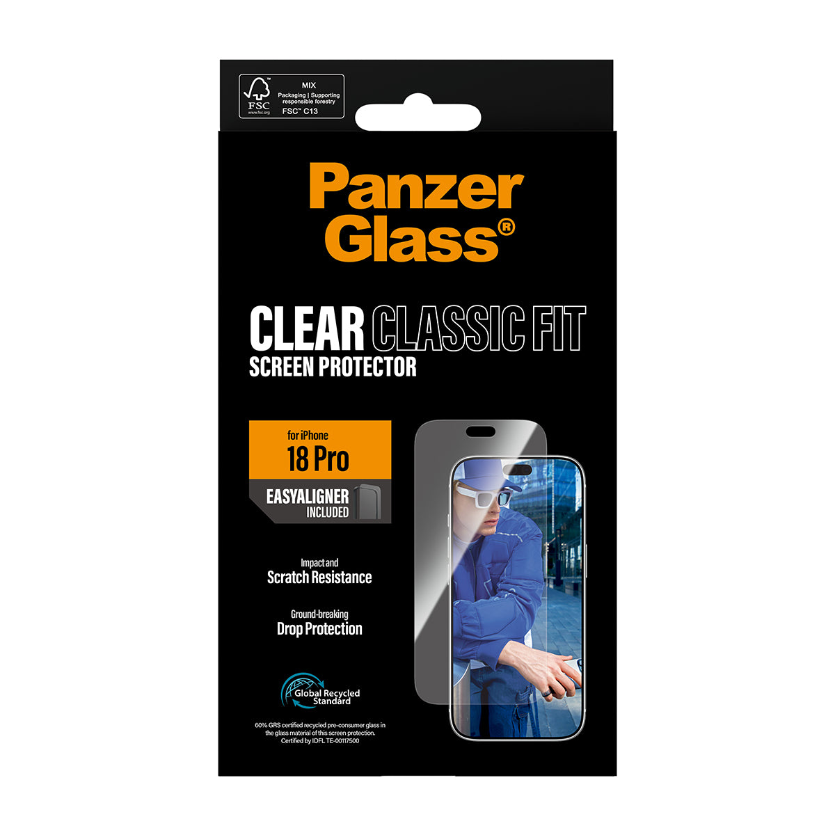 PanzerGlass panssarilasi iPhone 18 Pro