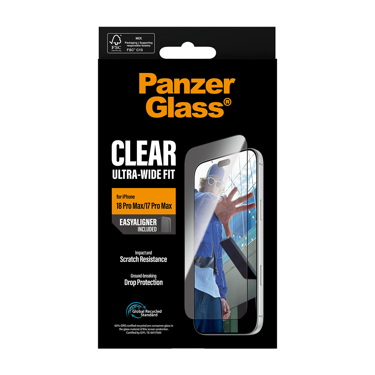 PanzerGlass panssarilasi iPhone 18 Pro Max | 17 Pro Max Ultra-Wide