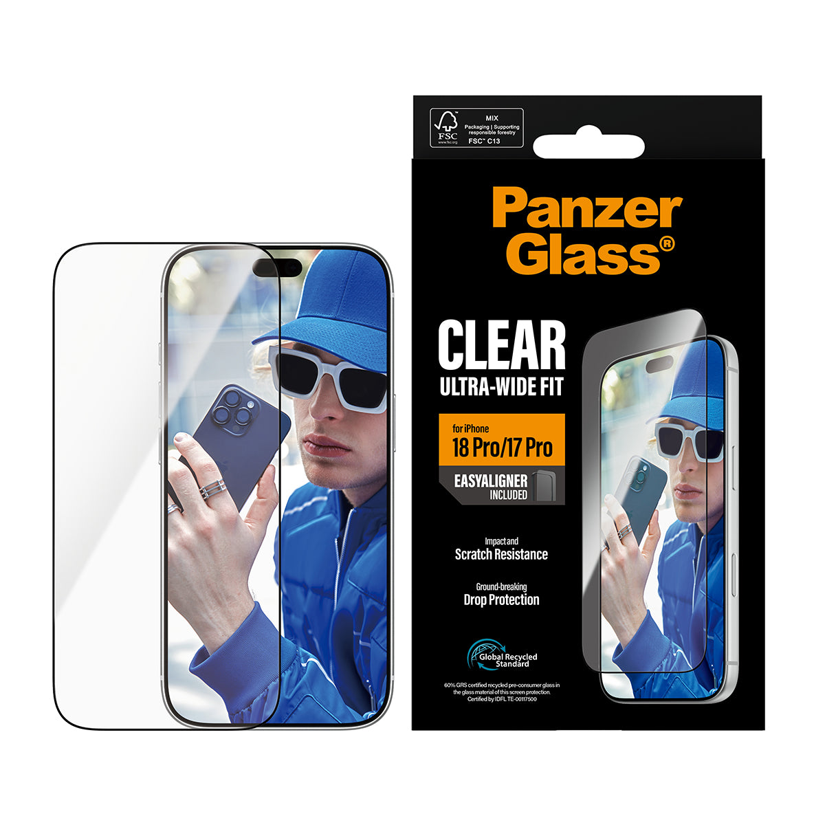 PanzerGlass panssarilasi iPhone 18 Pro | 17 Pro Ultra-Wide