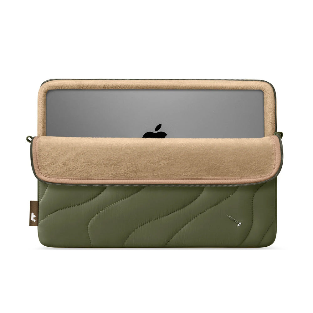 tomtoc Terra-A27 MacBook Air 15" suojatasku - vihreä