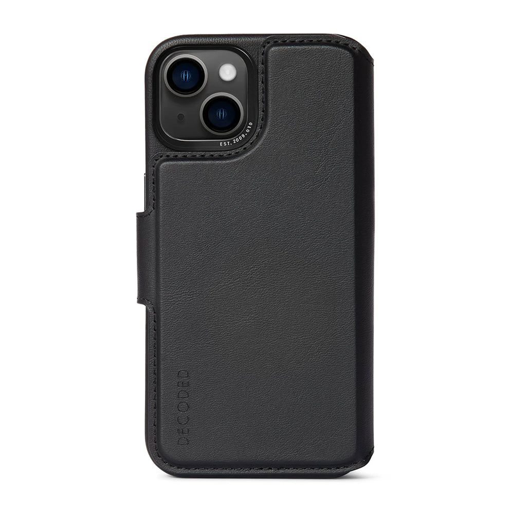 Decoded irroitettava lompakko- ja suojakuori iPhone 14 Plus - musta