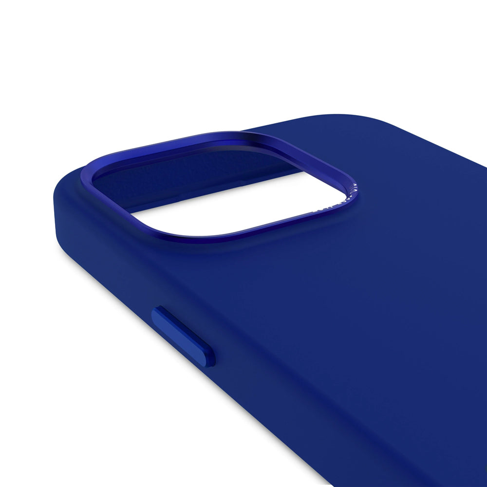 Decoded iPhone 15 Pro Max silikonikuori MagSafella - sininen