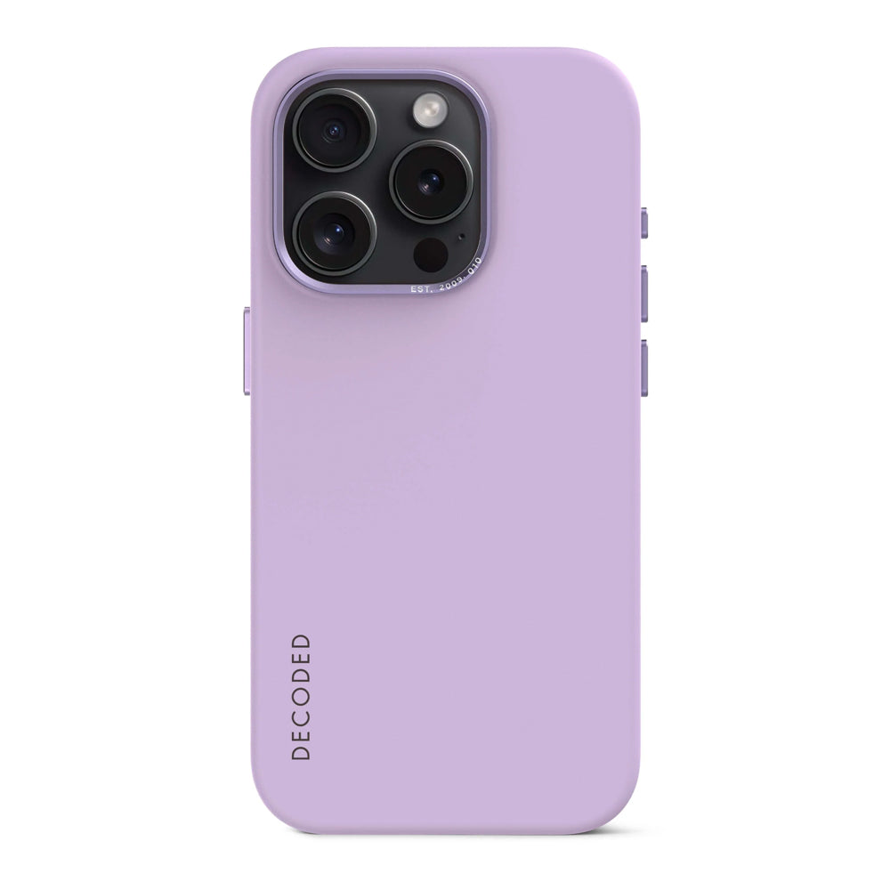 Decoded iPhone 15 Pro Max silikonikuori MagSafella - laventeli