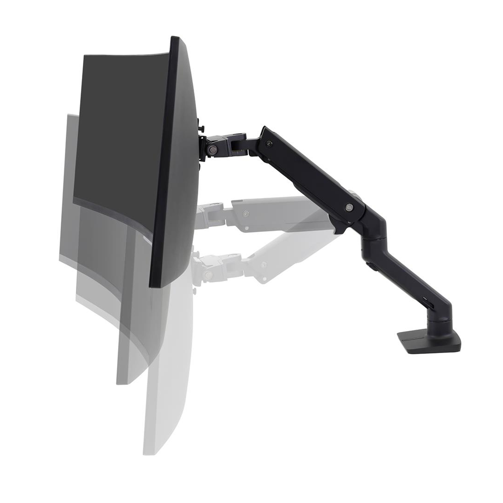 Ergotron HX Monitor Arm -monitorivarsi, musta