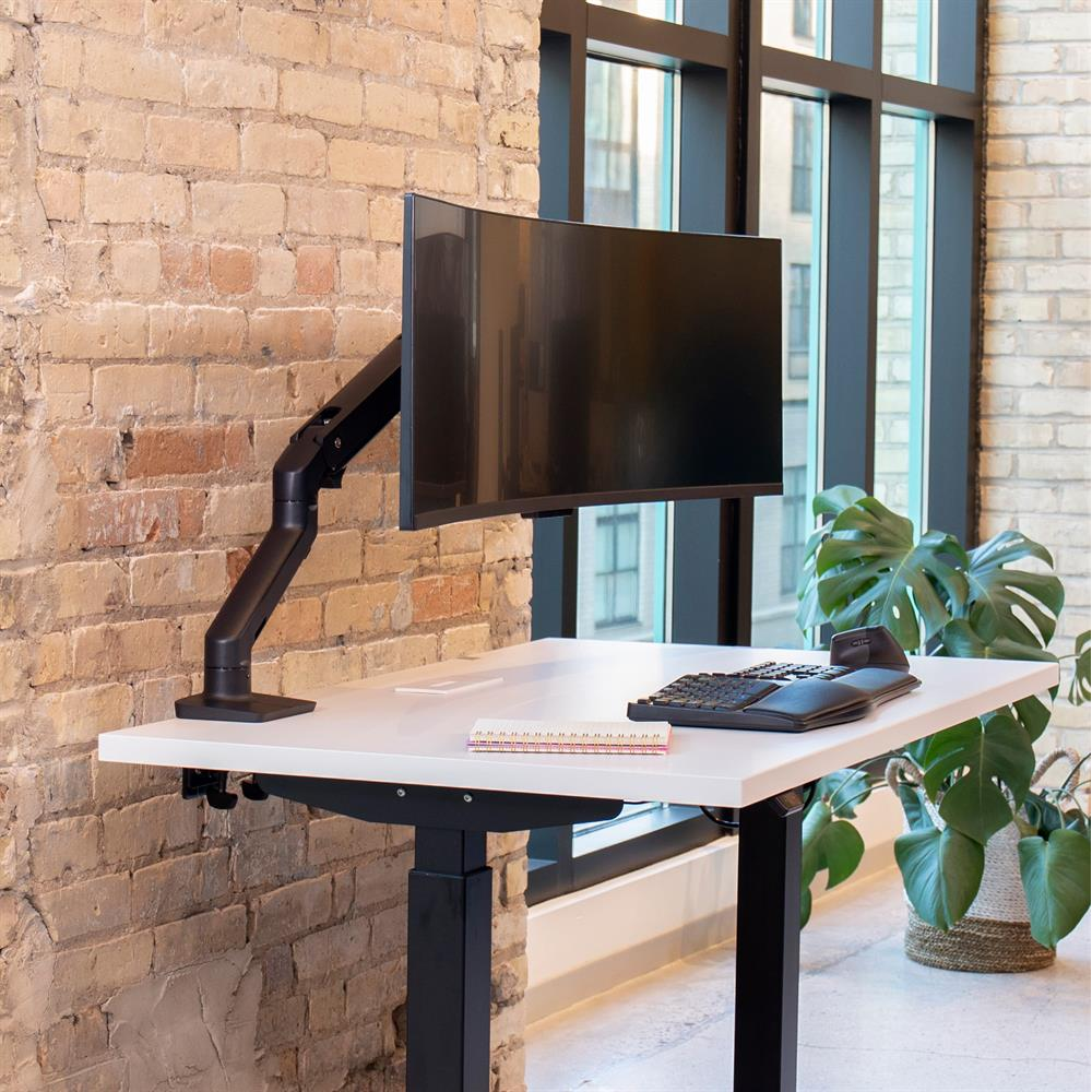 Ergotron HX Monitor Arm -monitorivarsi, musta