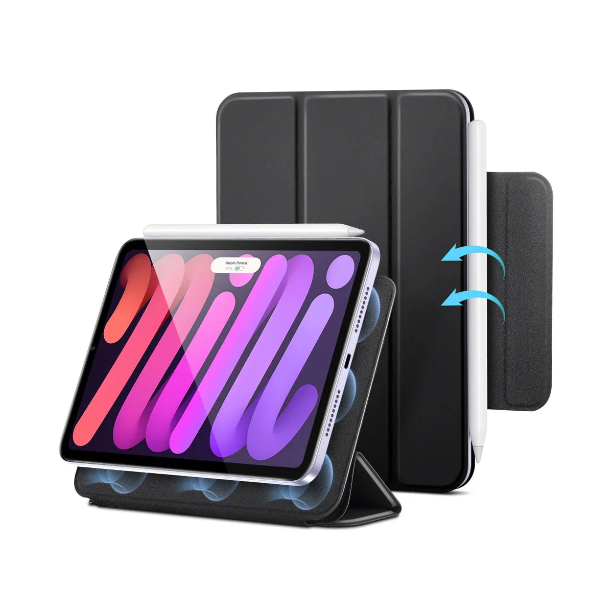 ESR Rebound Magnettinen suojakotelo iPad mini - musta (A17 Pro)