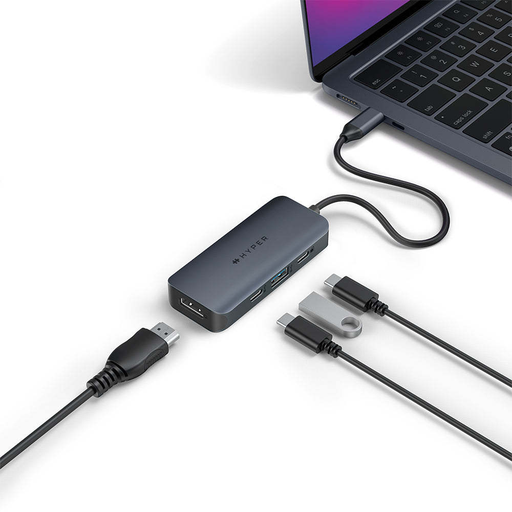 Hyper HyperDrive Next 4-porttinen USB-C -sovitin