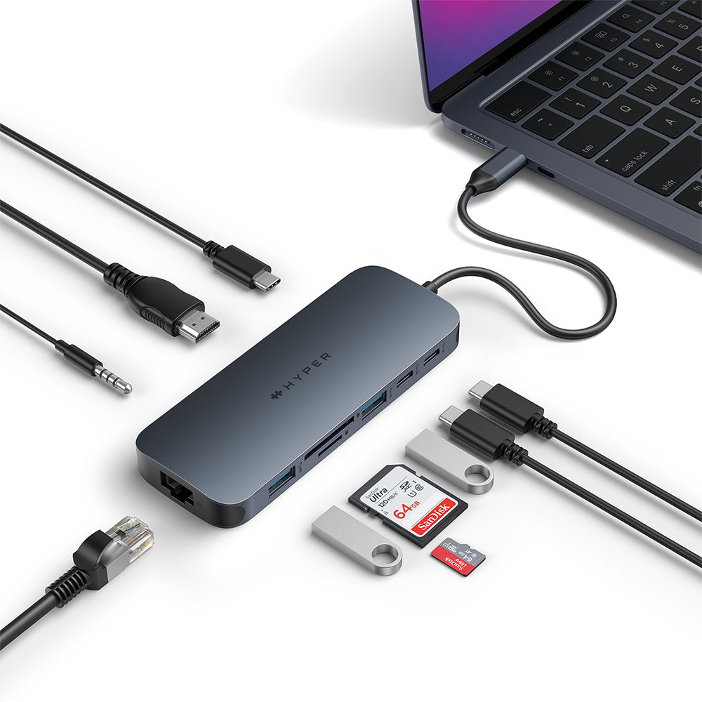 Hyper HyperDrive Next 10-porttinen USB-C -sovitin