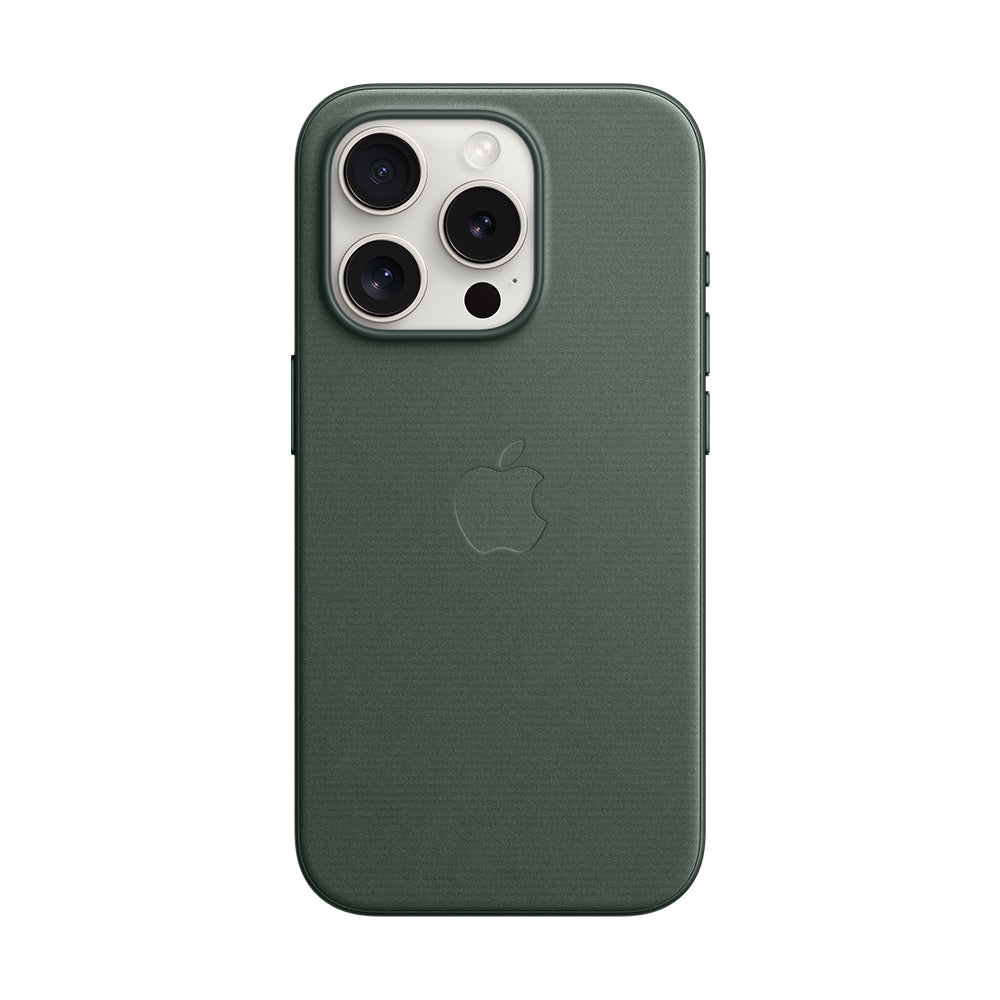 iPhone 15 Pro Maxin FineWoven-kuori MagSafella - ikivihreä