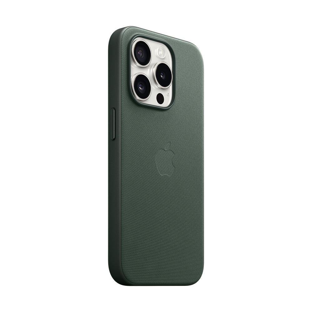 iPhone 15 Pro Maxin FineWoven-kuori MagSafella - ikivihreä