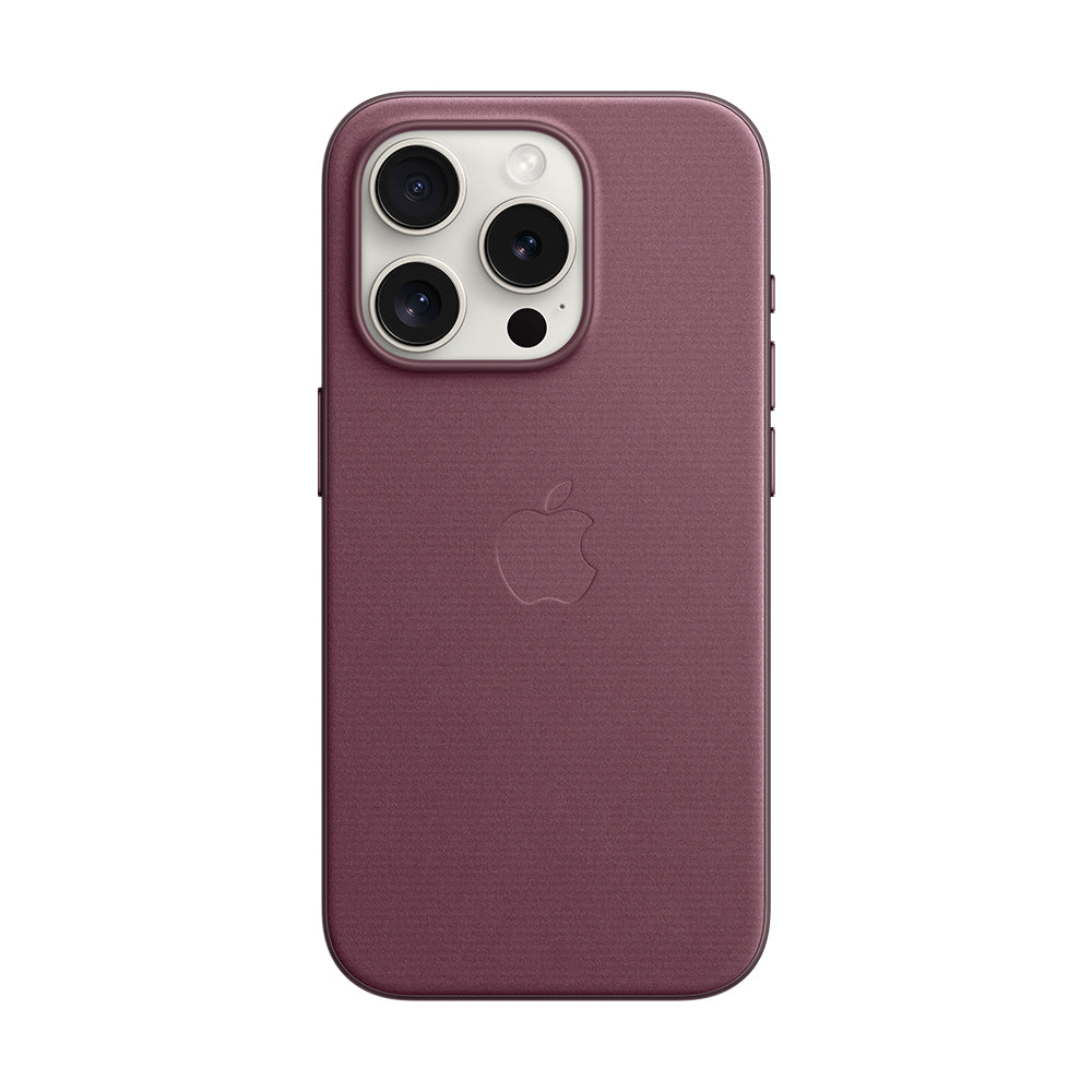 iPhone 15 Pro Maxin FineWoven-kuori MagSafella - mulperinpunainen