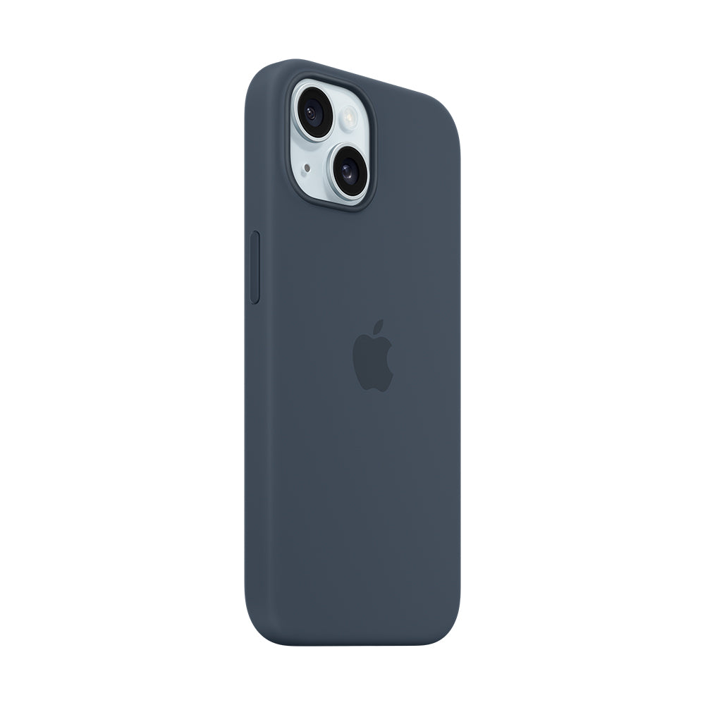 iPhone 15:n MagSafe-silikonikuori - myrskynsininen
