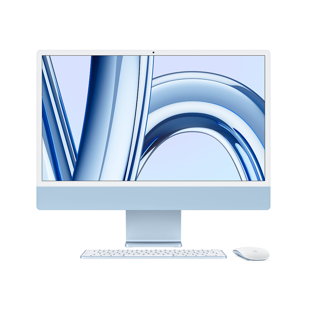 iMac 24" M3 8Gt, 512Gt - sininen