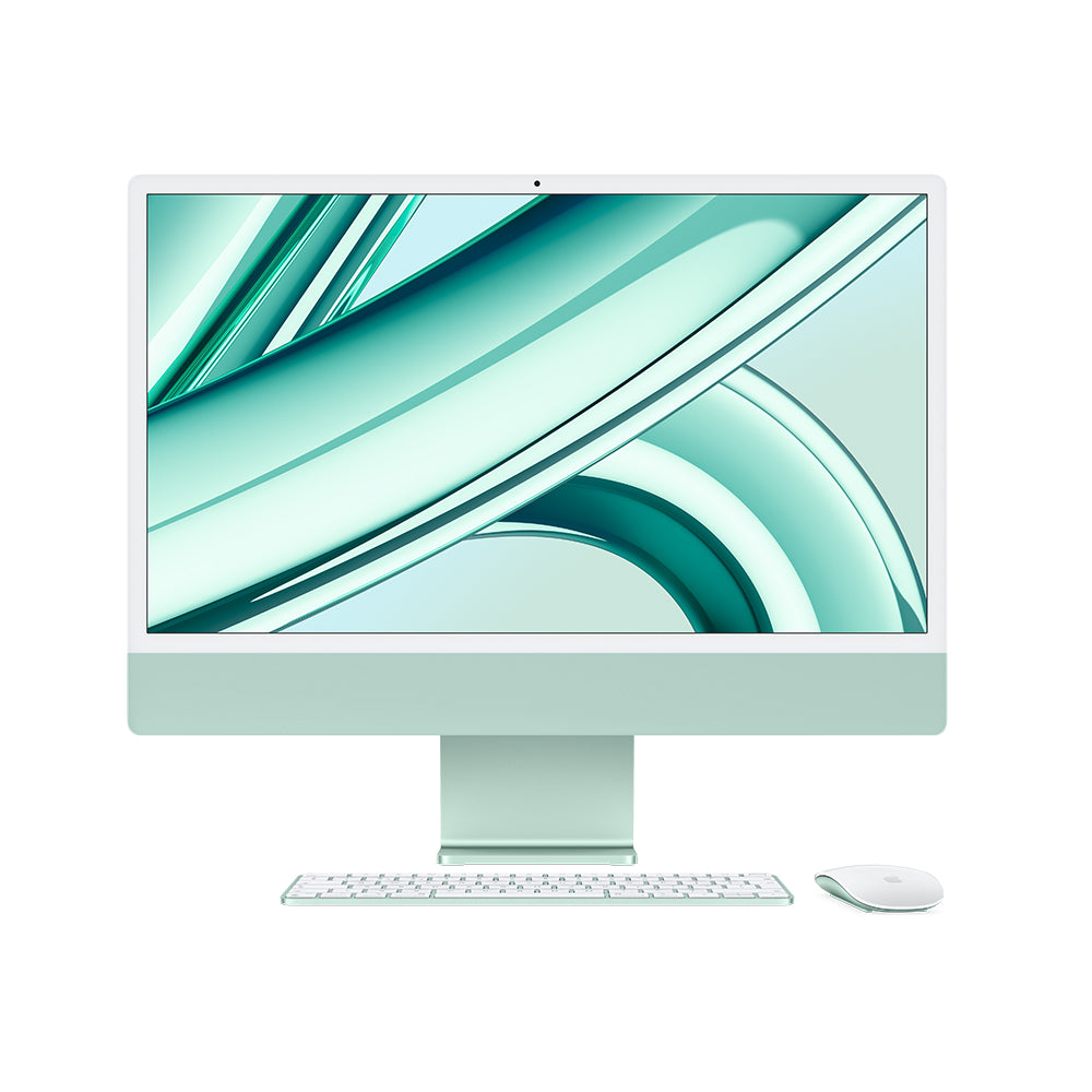 iMac 24" M3 8Gt, 256Gt - vihreä