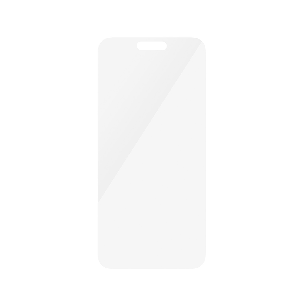 PanzerGlass panssarilasi iPhone 15 Plus, reunoilta vajaa