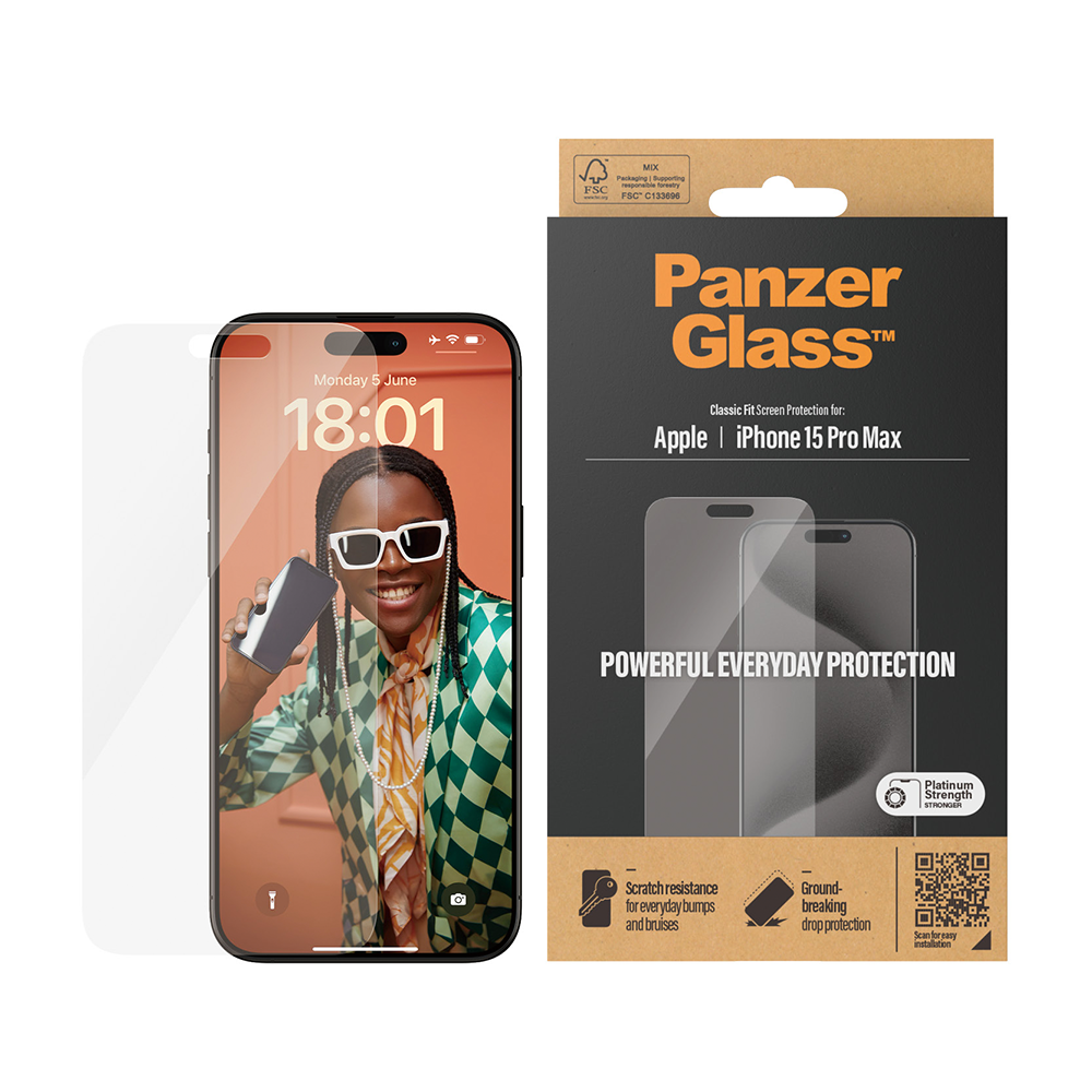 PanzerGlass panssarilasi iPhone 15 Pro Max