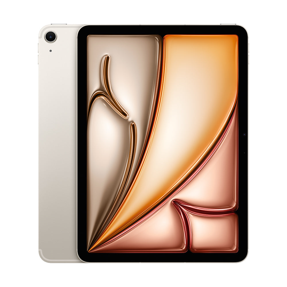 iPad Air 11" M3 Wi-Fi + Cellular 256Gt - tähtivalkea