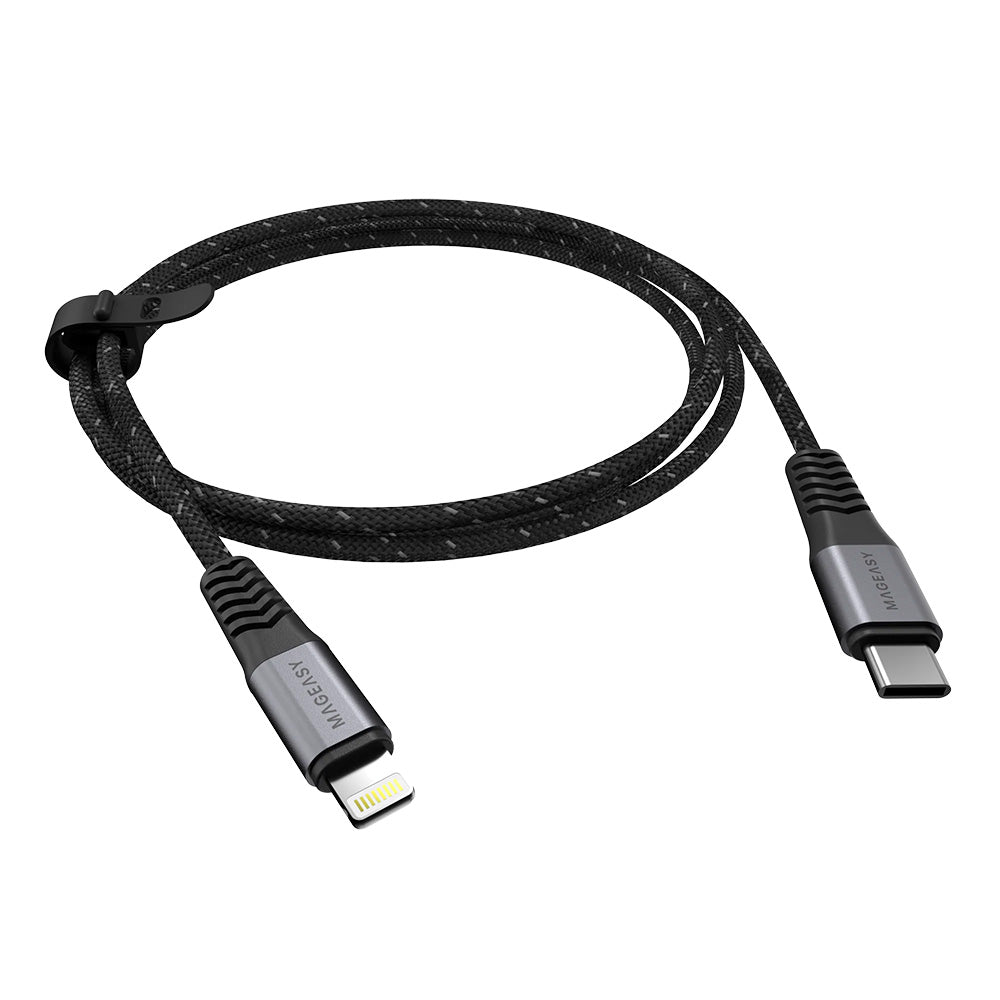 MagEasy Linkline USB-C latauskaapeli, musta (1,5m)