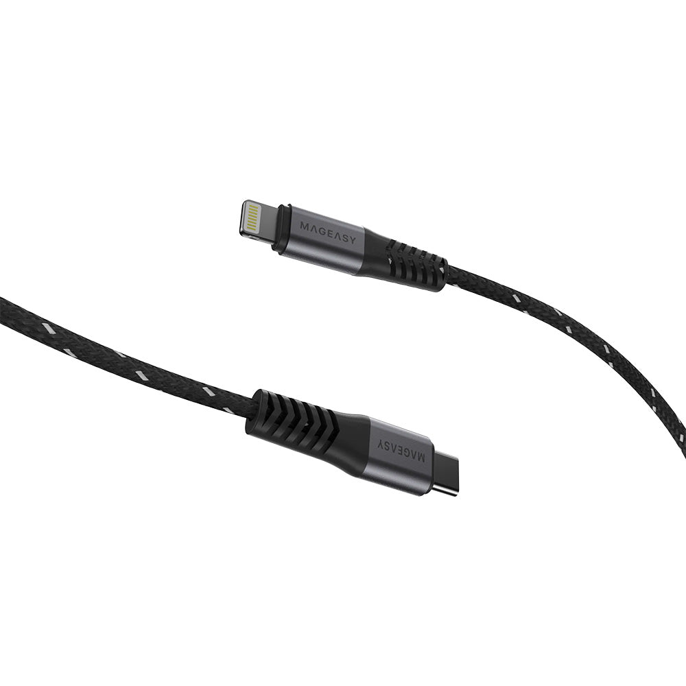 MagEasy Linkline USB-C latauskaapeli, musta (1,5m)
