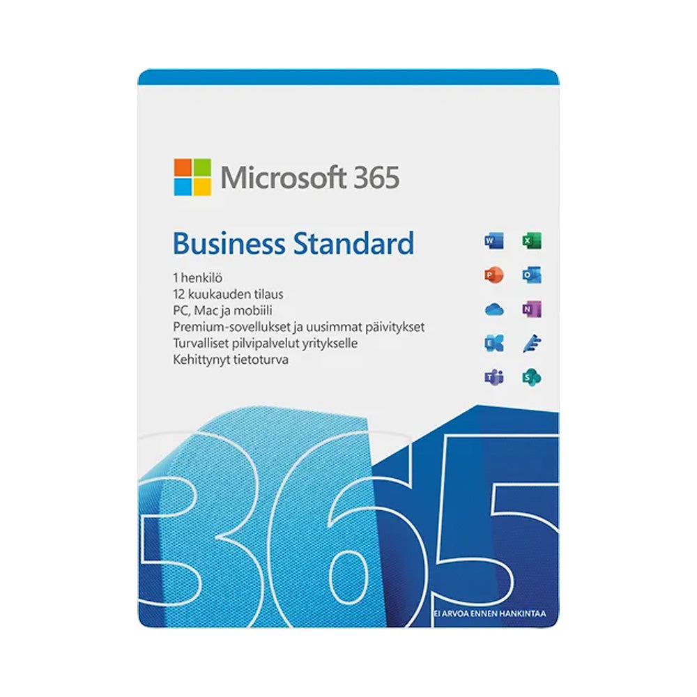 Microsoft 365 Business, 12kk - laatikkopaketti