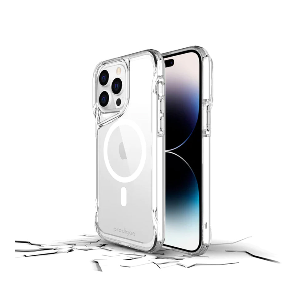 Prodigee Super Hero MagSafe suojakuori iPhone 15 Pro Max - kirkas