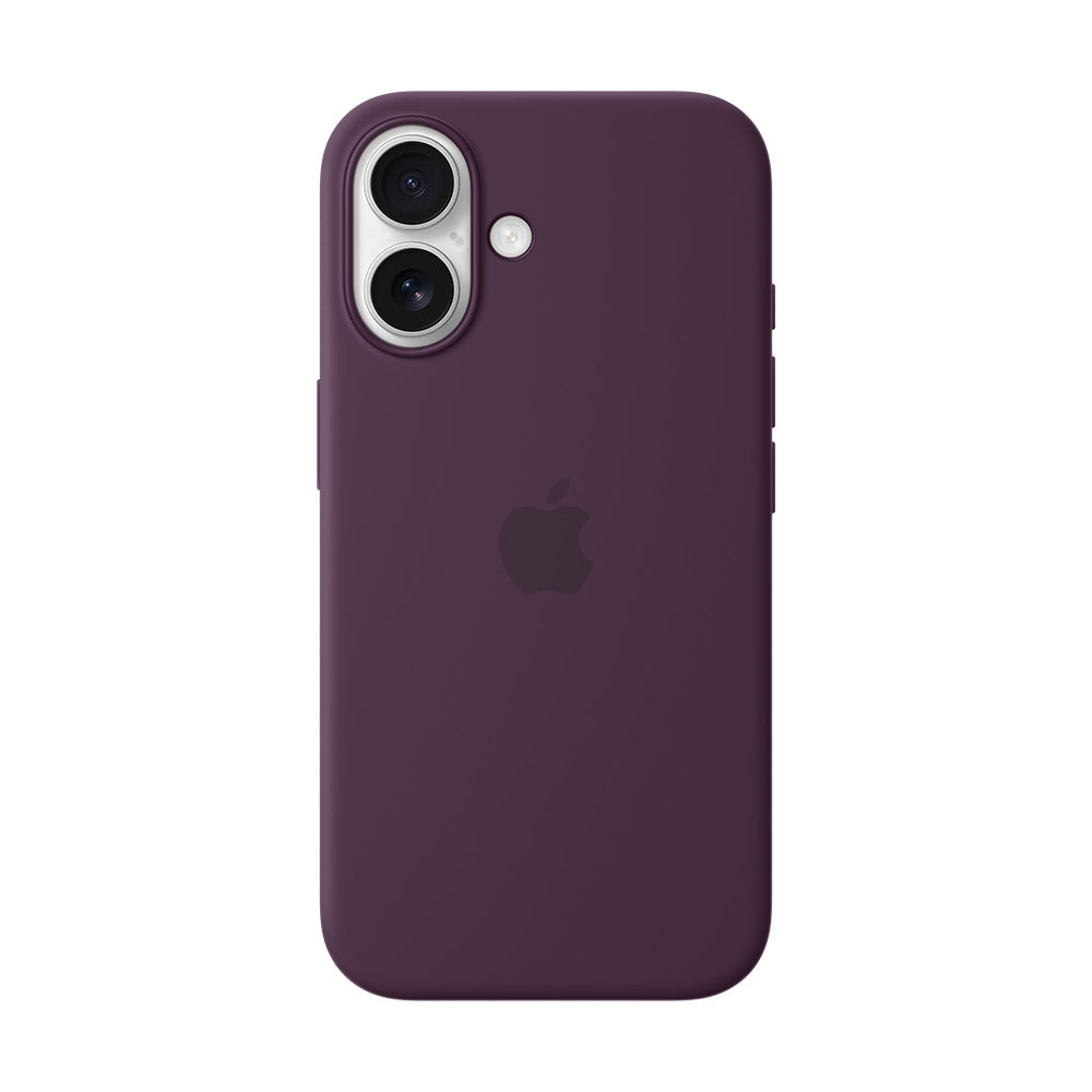 Apple iPhone 16:n MagSafe-silikonikuori - luumu