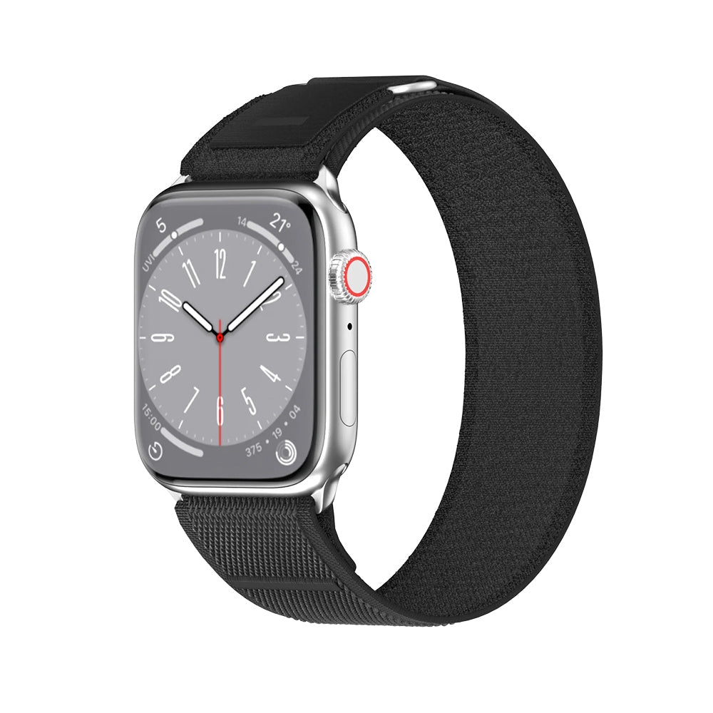 SwitchEasy joustava nailonranneke 38/40/41/42 mm - musta