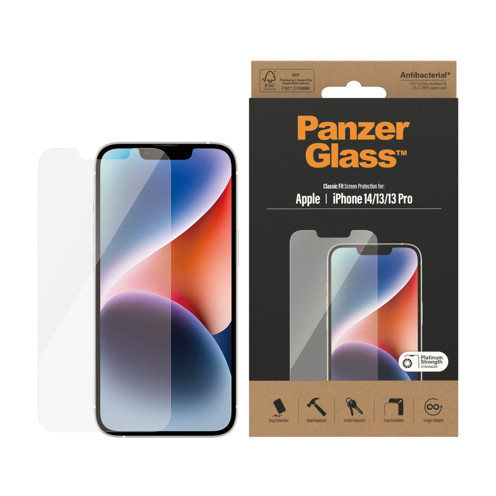 PanzerGlass panssarilasi iPhone 14 | 13 | 13 Pro