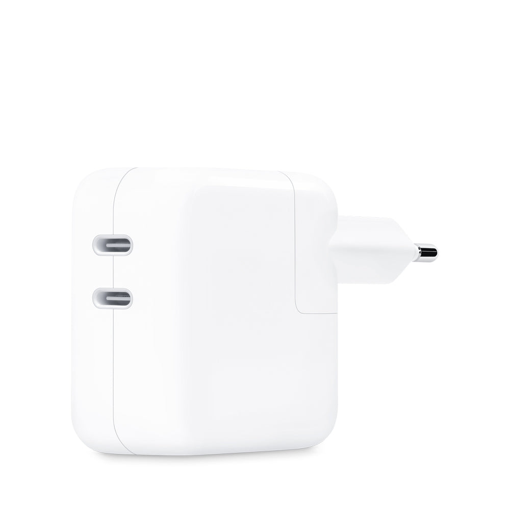 Apple USB-C -virtalähde kahdella portilla, 35W