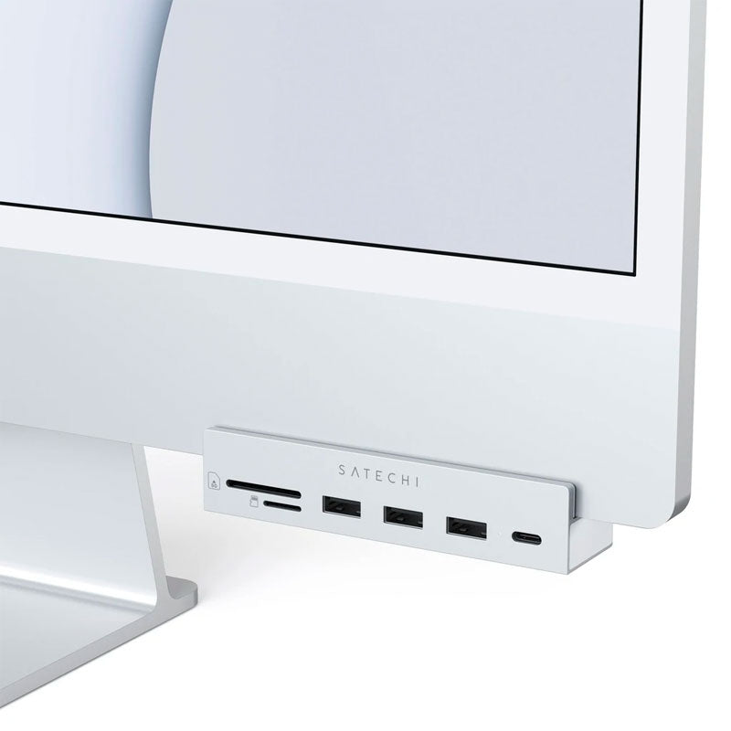 Satechi USB-C Clamp Hub iMac 24" -sovitin - hopea