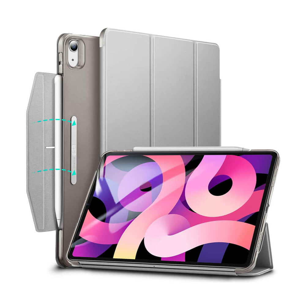 ESR Ascend Trifold iPad Air 10,9" suoja, hopea