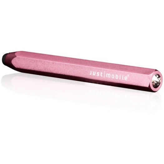 JustMobile AluPen kosketusnäyttökynä, Pink Swarovski