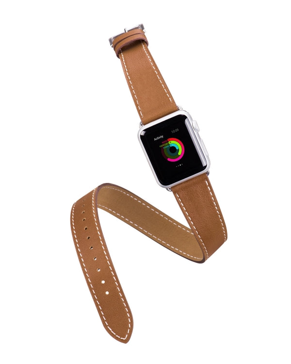 Hoco Mix and Match - 38/40/41/42mm nahkaranneke sininen