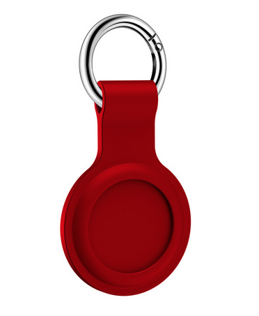 Sdesign Silikoni AirTag avaimenperä - punainen