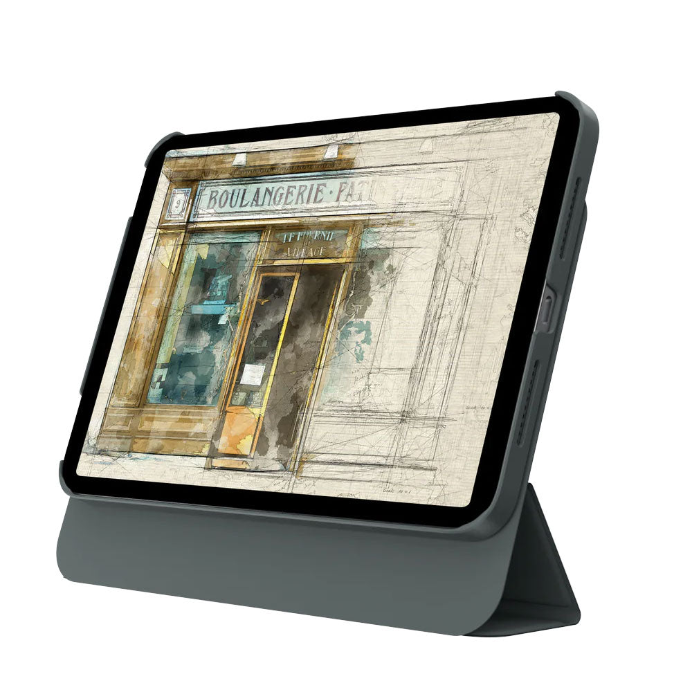 Switcheasy Origami PLUS iPad Mini suoja (A17 Pro) - harmaa