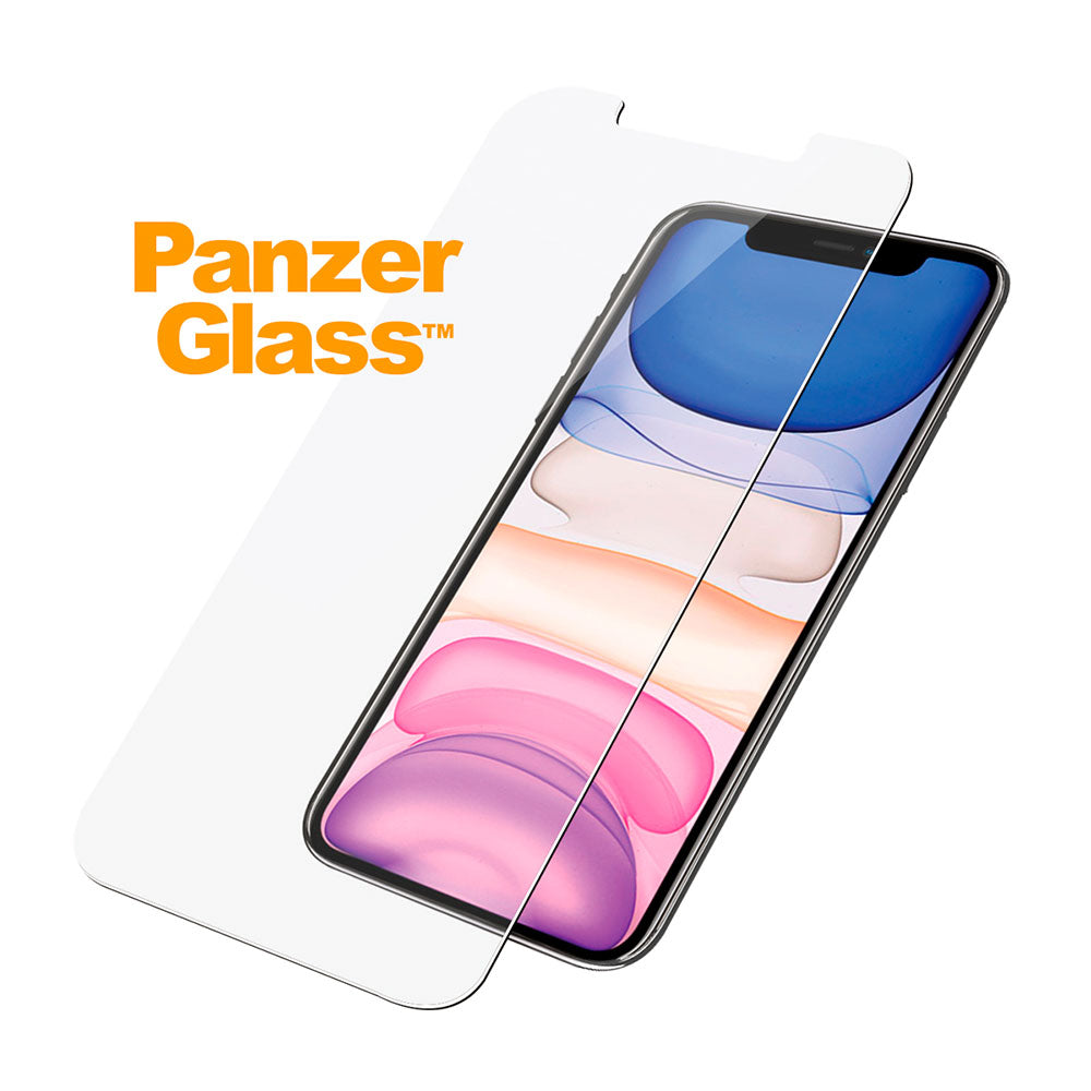 PanzerGlass panssarilasi iPhone 11 | XR, reunoilta vajaa