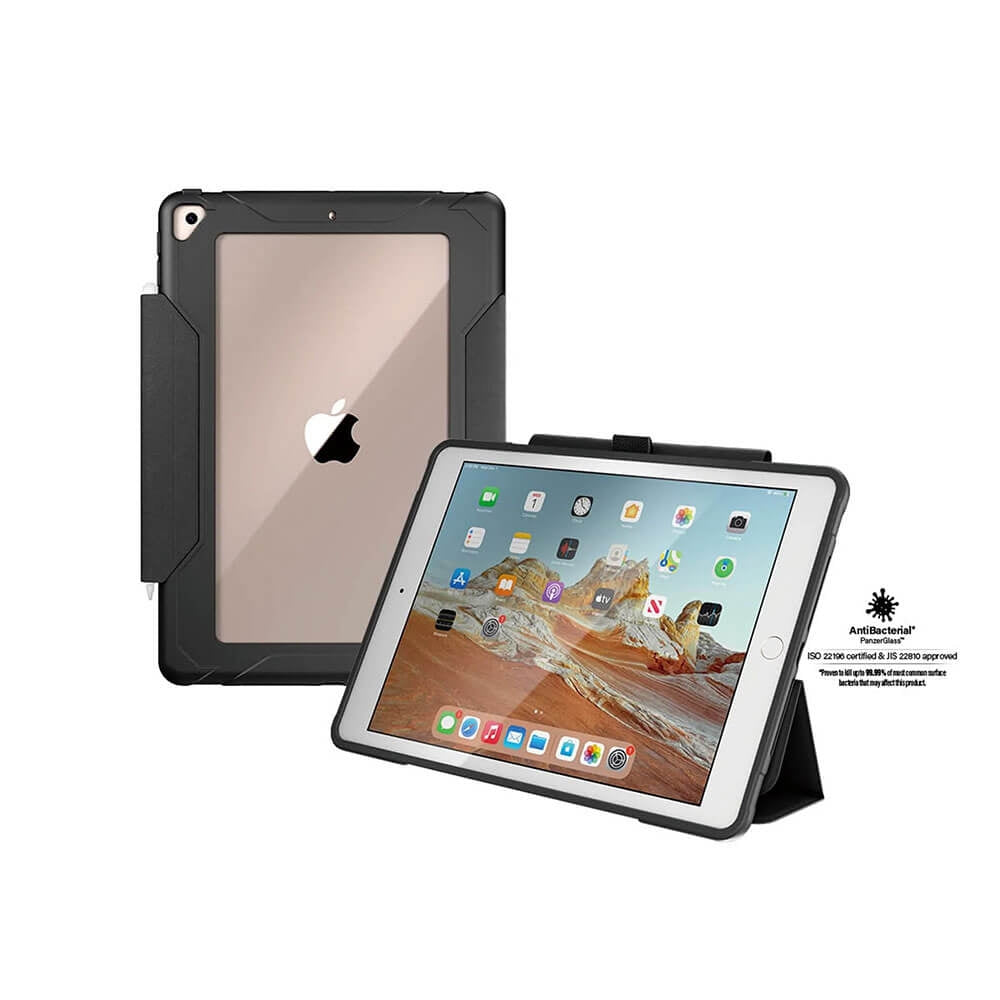 PanzerGlass Rugged Flip cover suoja iPad 10,2" - suojus