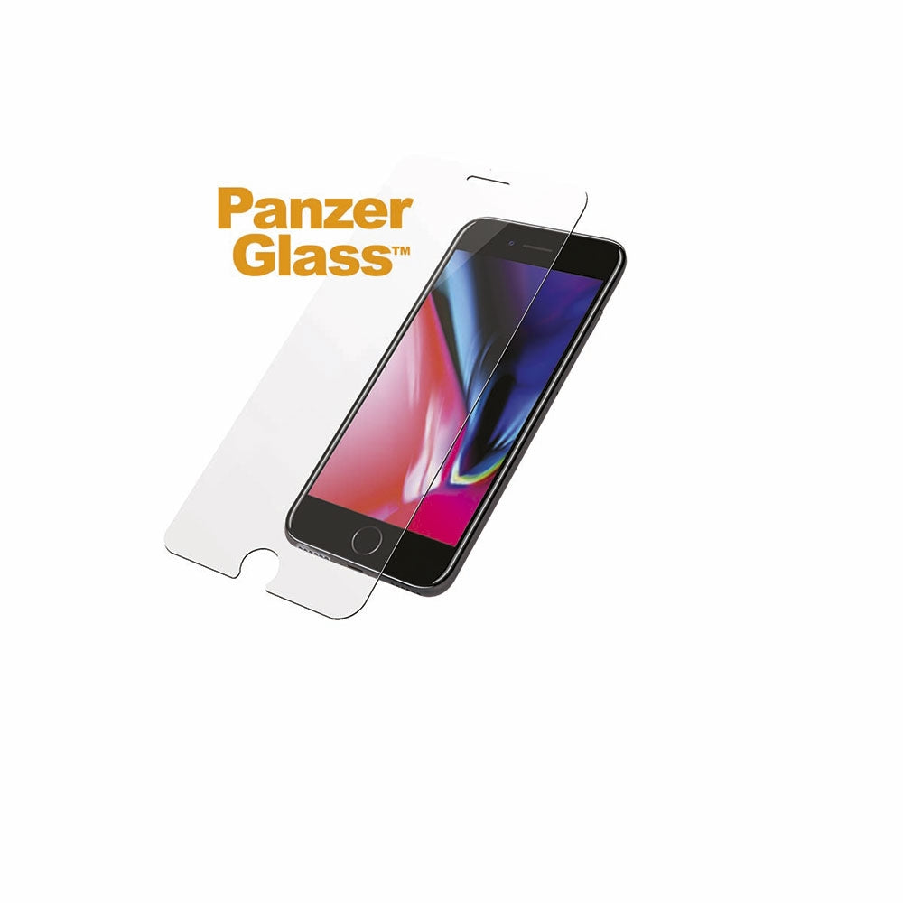 PanzerGlass panssarilasi iPhone 6 | 6s | 7 | 8 Plus, reunoilta vajaa