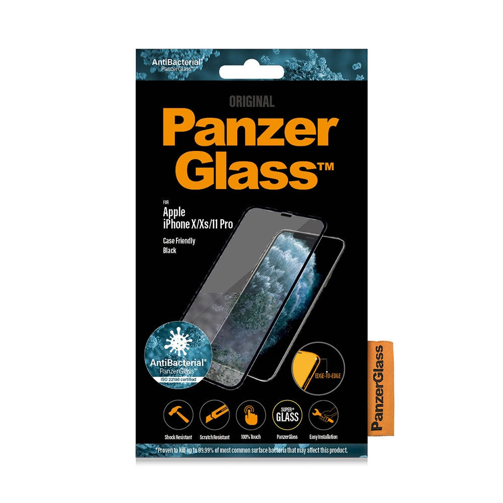 PanzerGlass panssarilasi iPhone X | Xs | 11 Pro, reunasta reunaan