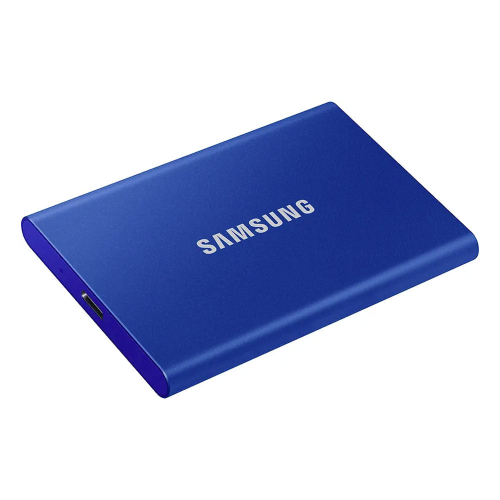 Samsung T7 -ulkoinen SSD-levy, 2 Tt - sininen